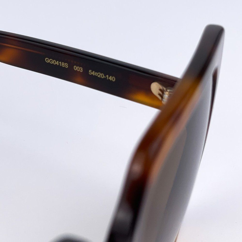 NEW Gucci Logo GG0418S 003 Havana Women Sunglasses - Picture 7 of 9